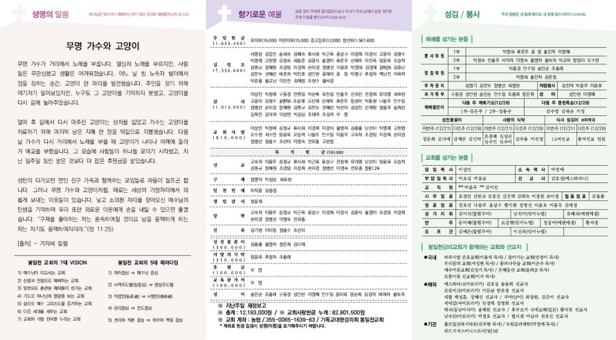 봉일천교회 / 주보