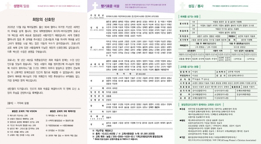 봉일천교회 / 주보