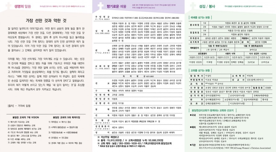 봉일천교회 / 주보